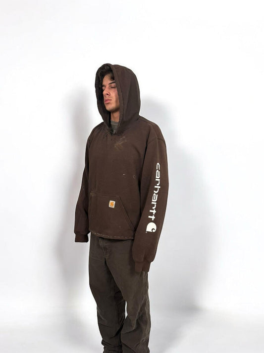 Vintage Distressed Carhartt Hoodie