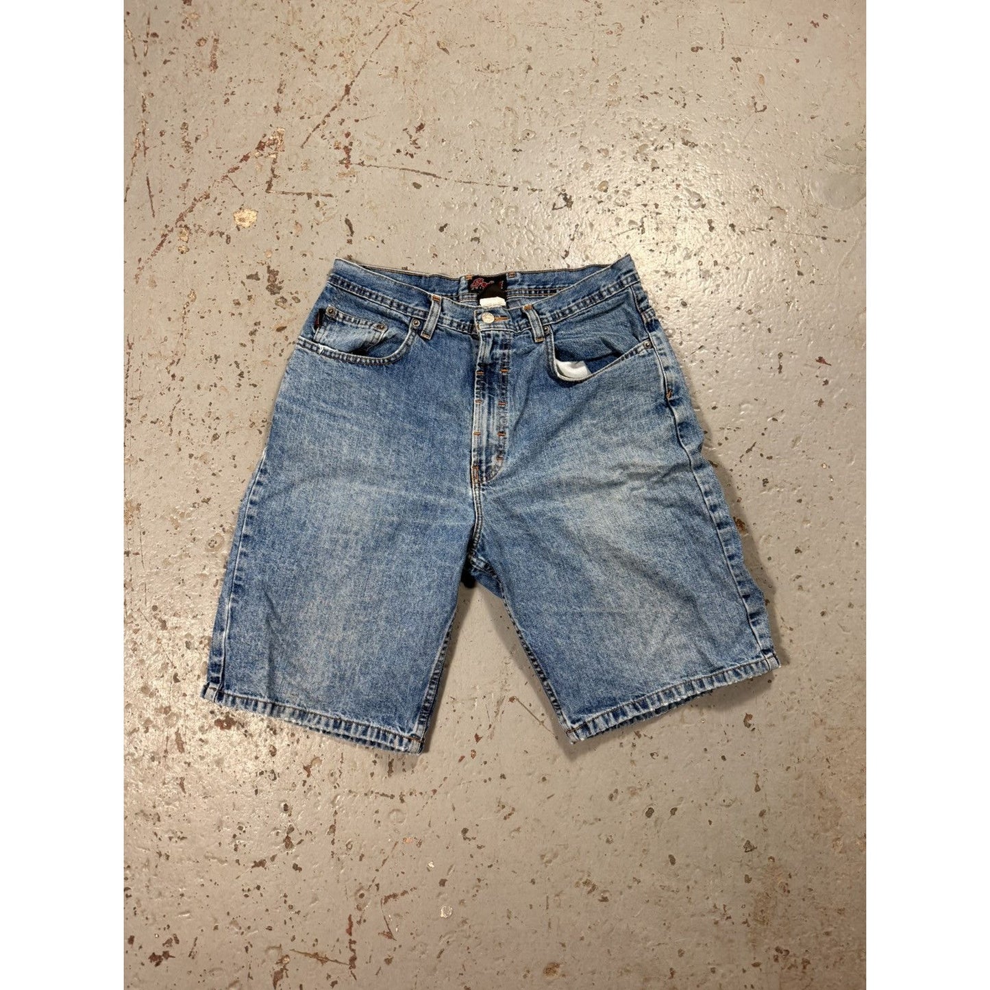 Rare Vintage Indian Motorcycle Biker Denim Jorts