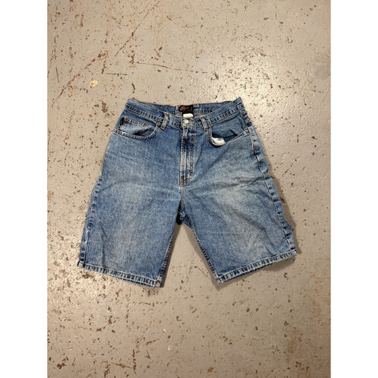 Rare Vintage Indian Motorcycle Biker Denim Jorts