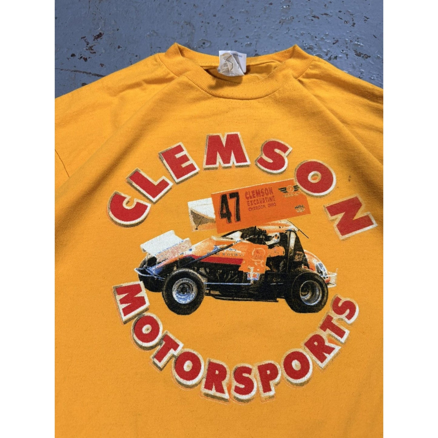 Vintage Clemoson Moto Tractor Country Western Tee