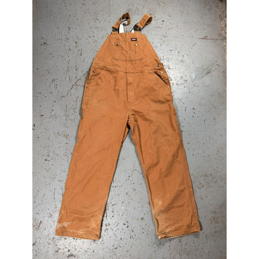 Vintage Faded Dickies Beige Overalls