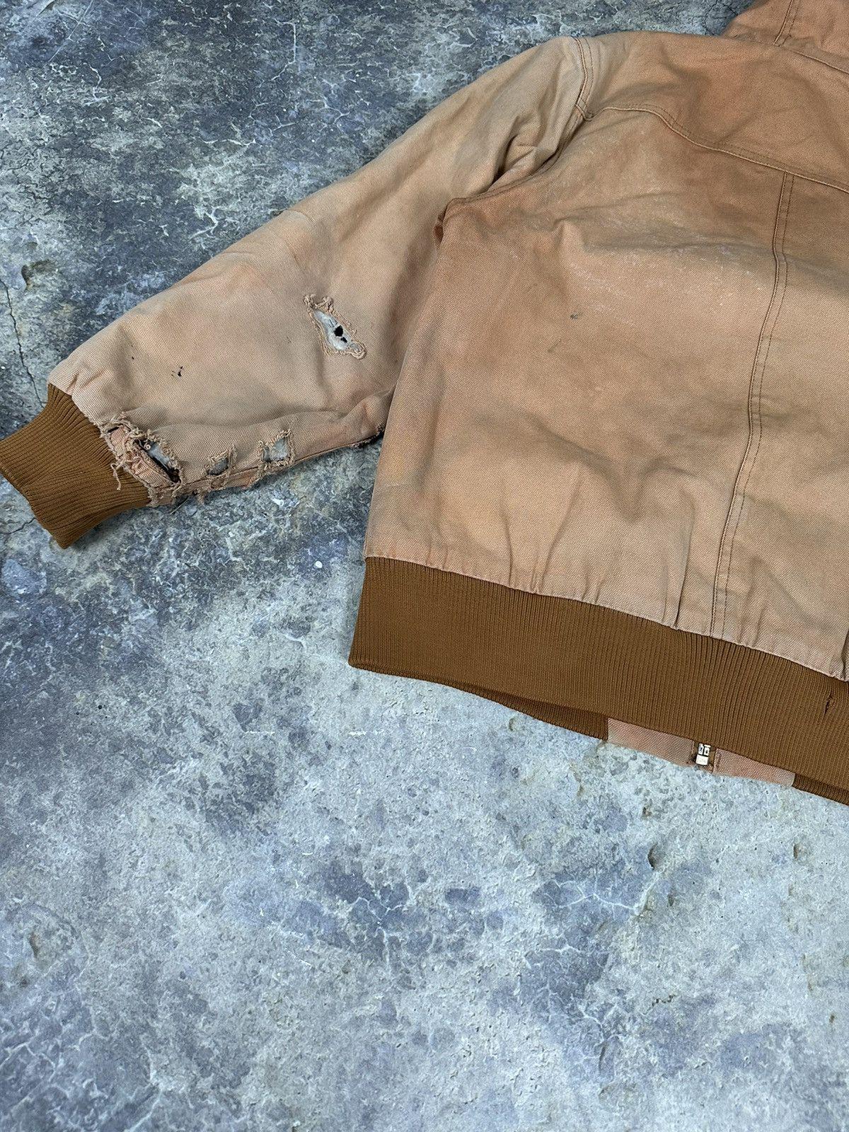 Vintage Thrashed Hooded Dickies Paint Jacket