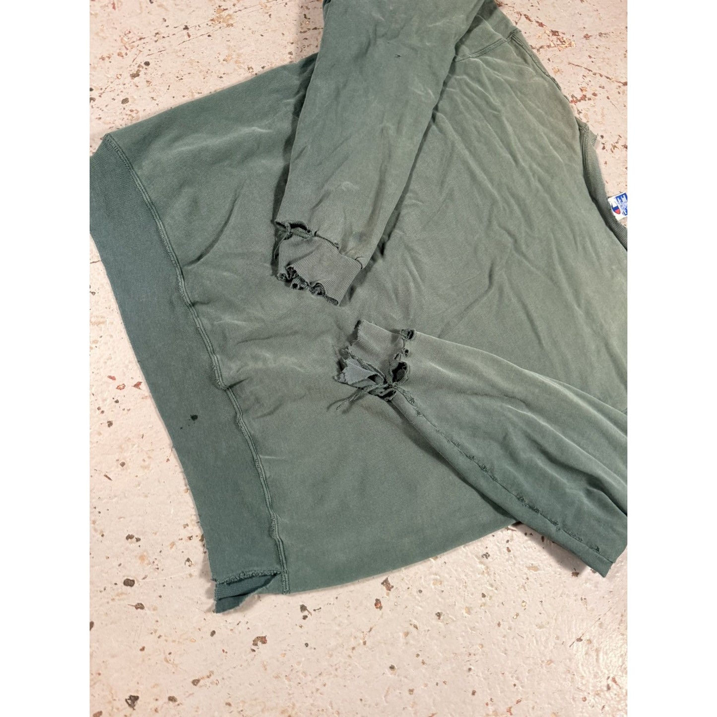 Insane Faded Distressed Champion Crewneck