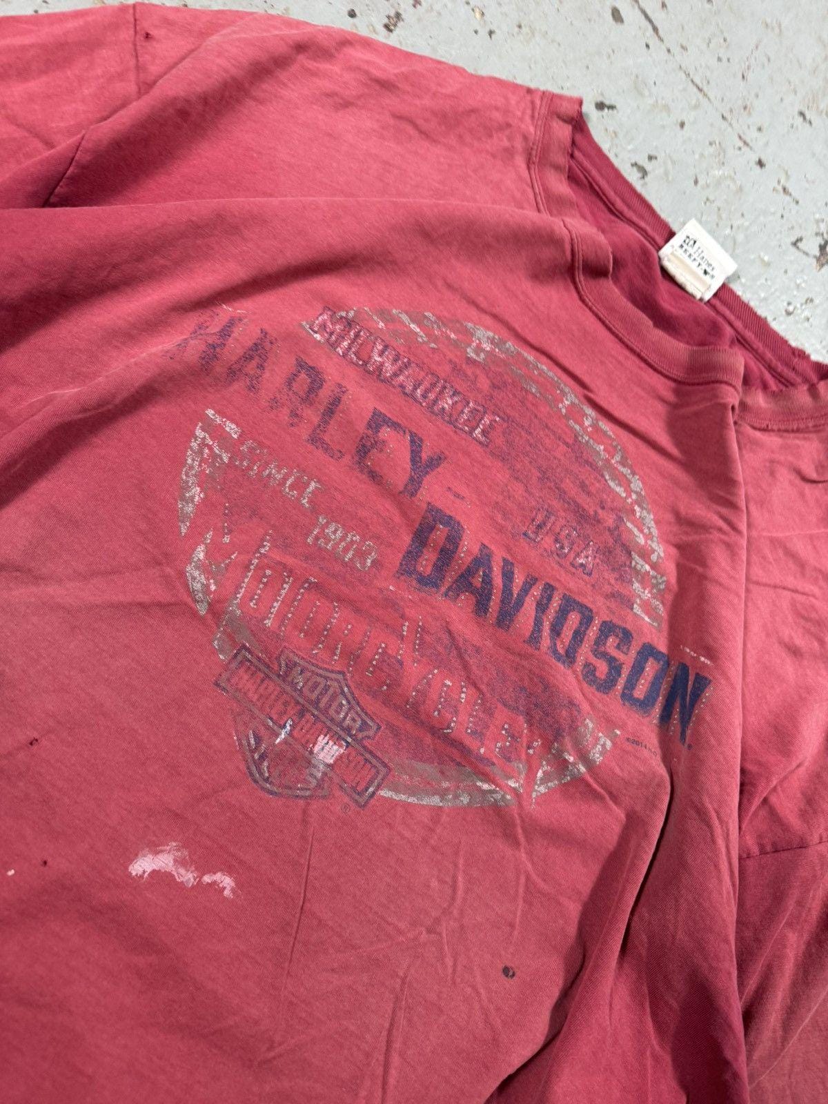Vintage Thrashed Harley Davidson Tee