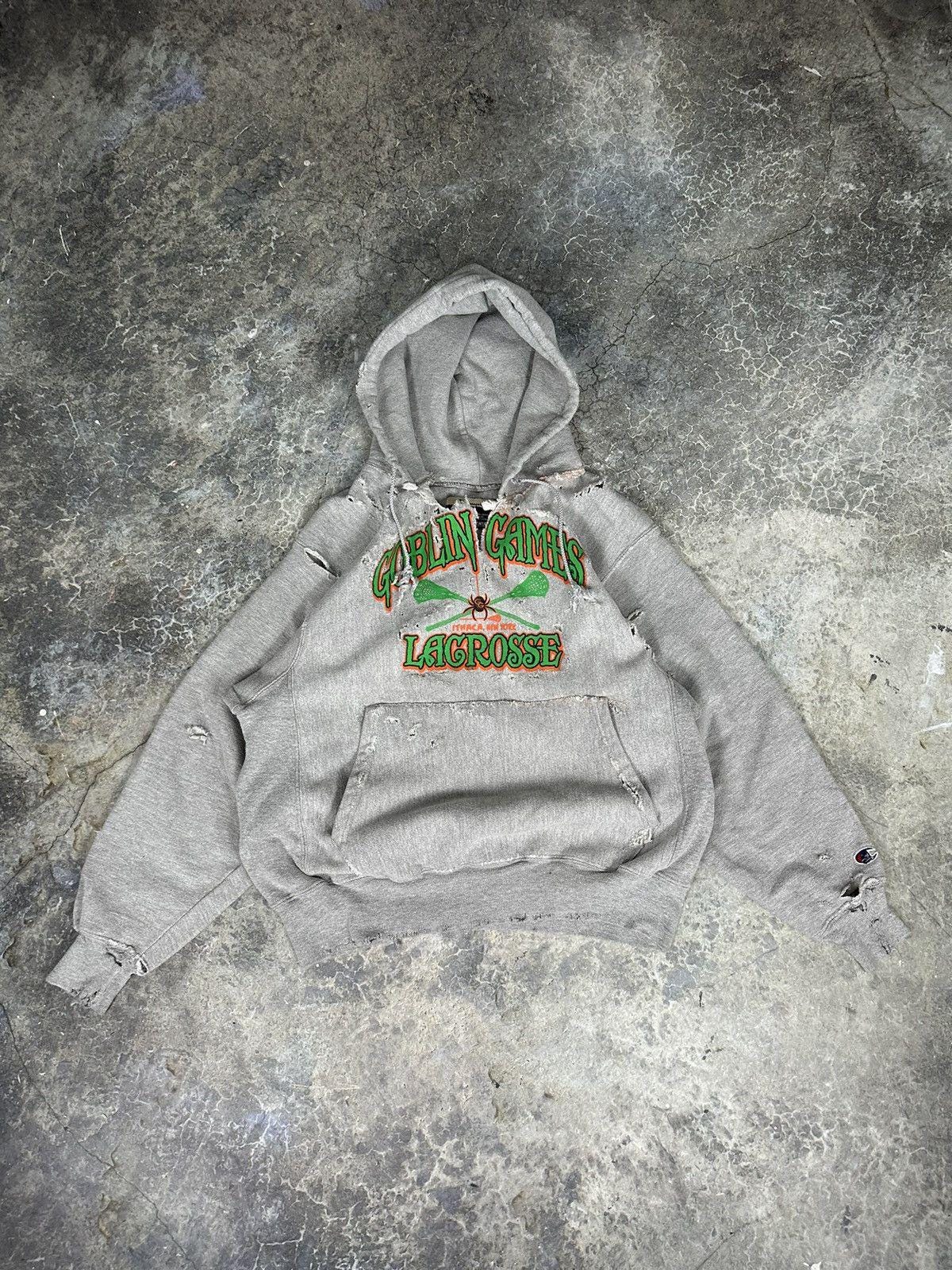 Vintage Thrashed Repaired Goblin Crewneck