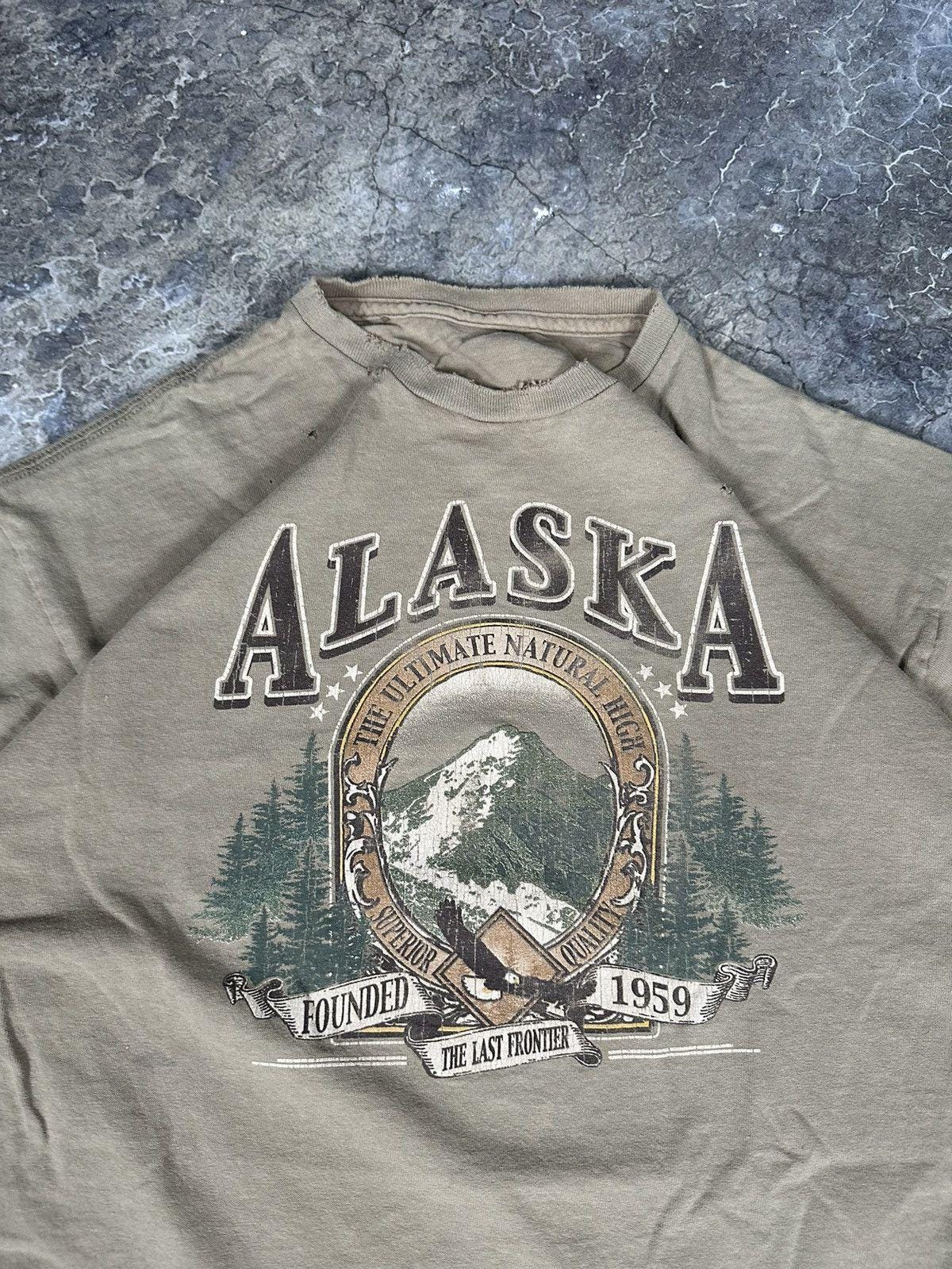 Vintage Alaska State Thrashed Tee