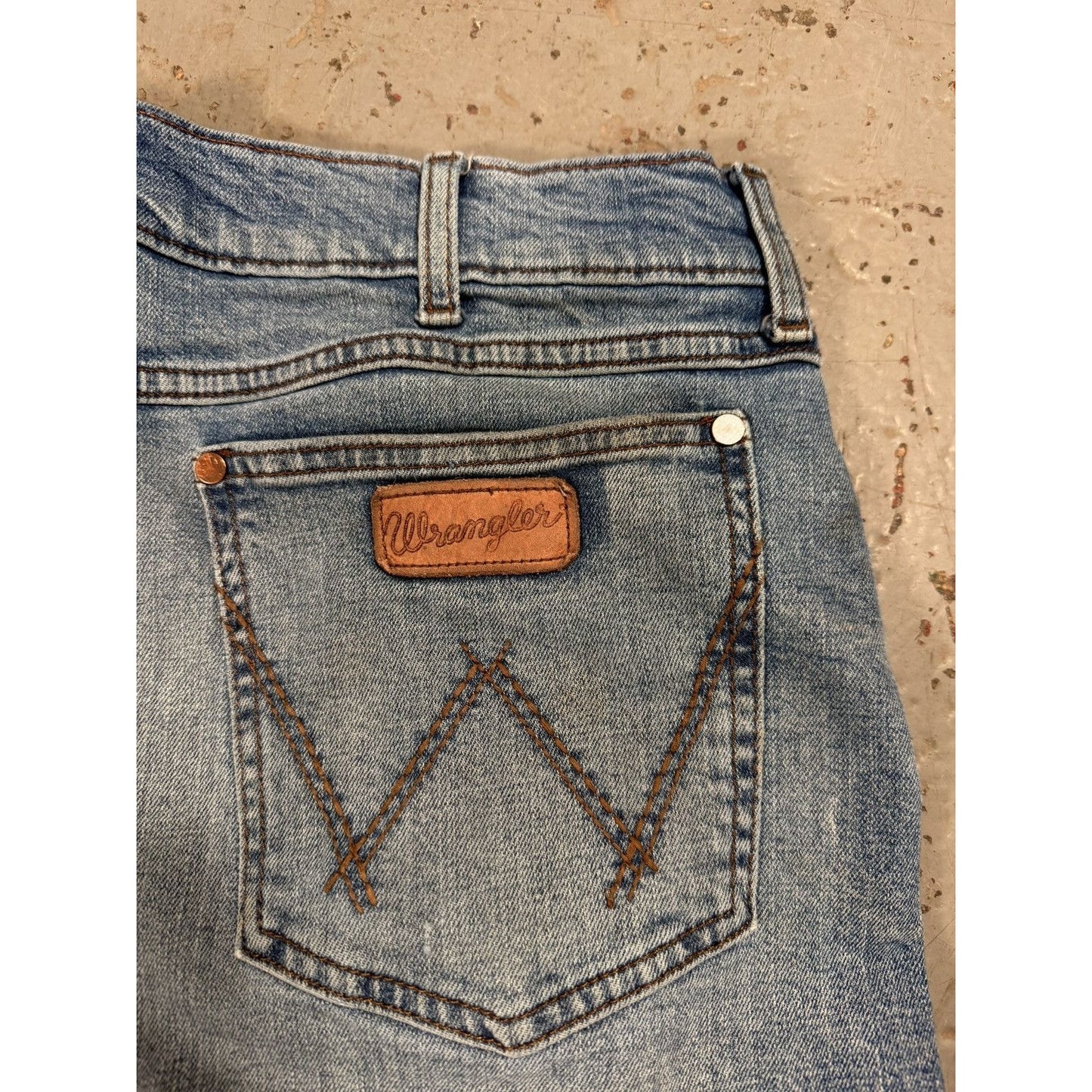 Crazy Vintage Wrangler Bootcut Denim Cowboy Jeans