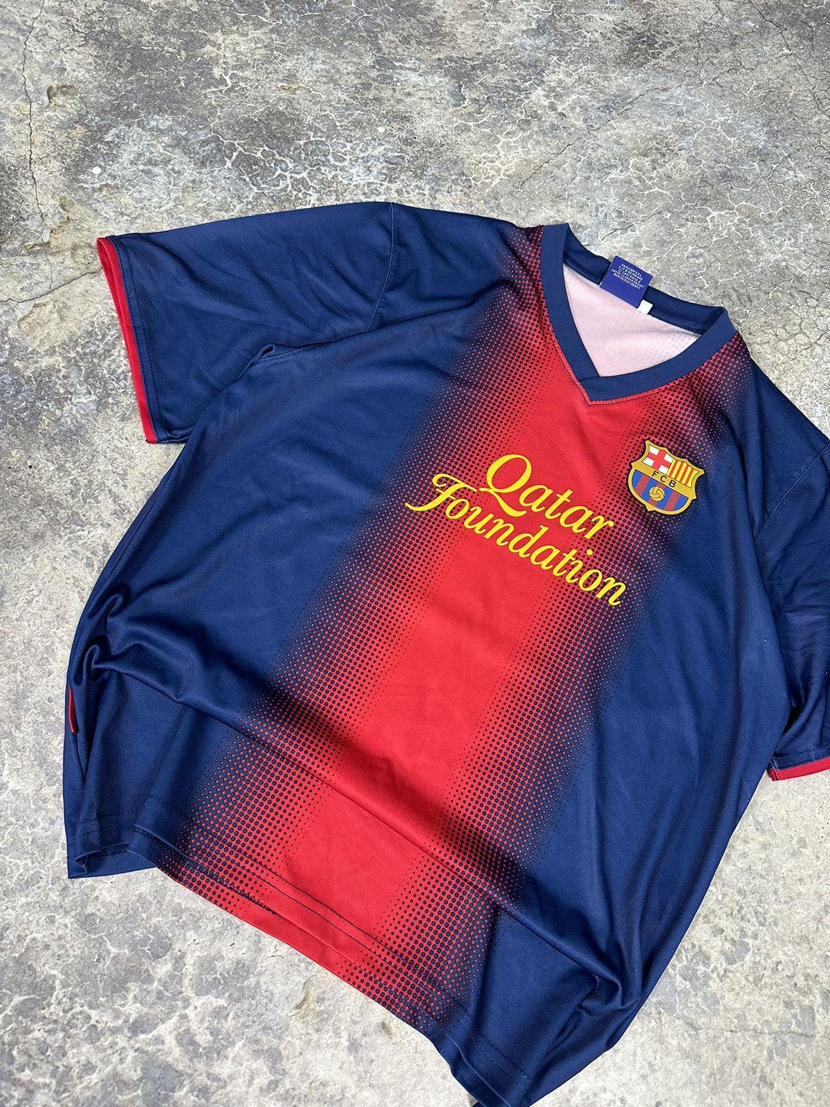 Vintage Barcelona FC Messi jersey