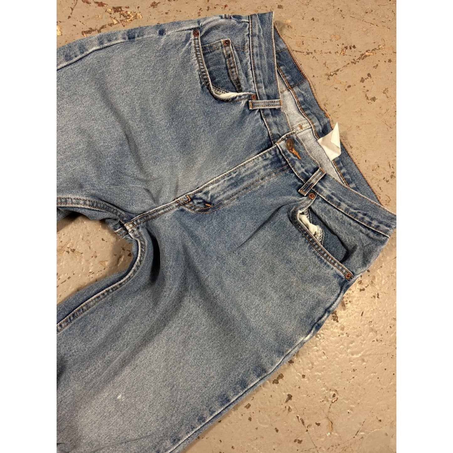 Vintage Levis Orange Tag Distressed Denim 1970s