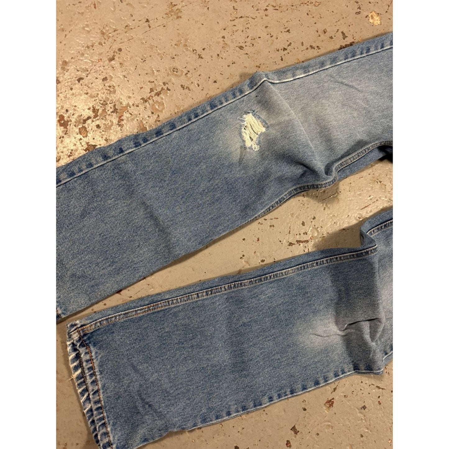 Vintage Levis Orange Tag Distressed Denim 1970s