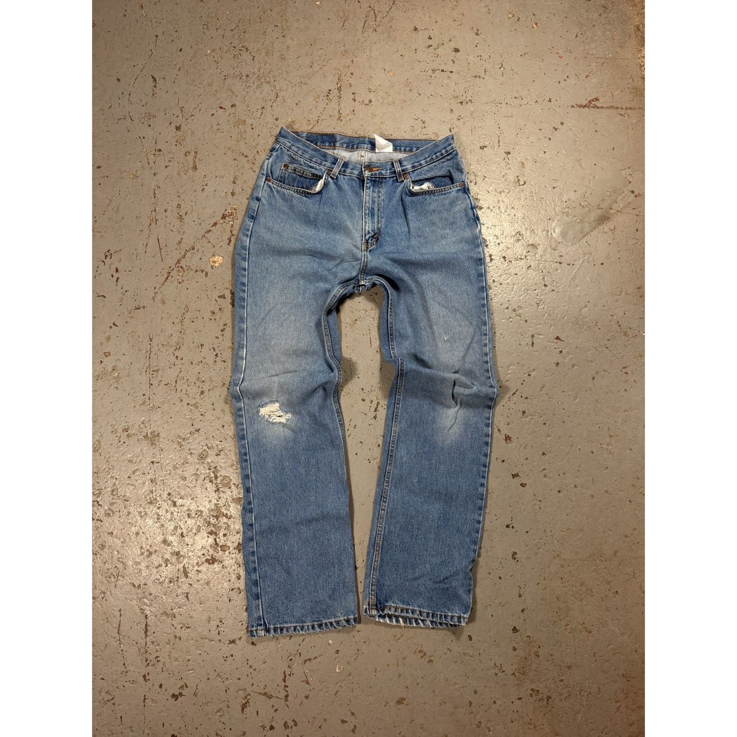 Vintage Levis Orange Tag Distressed Denim 1970s