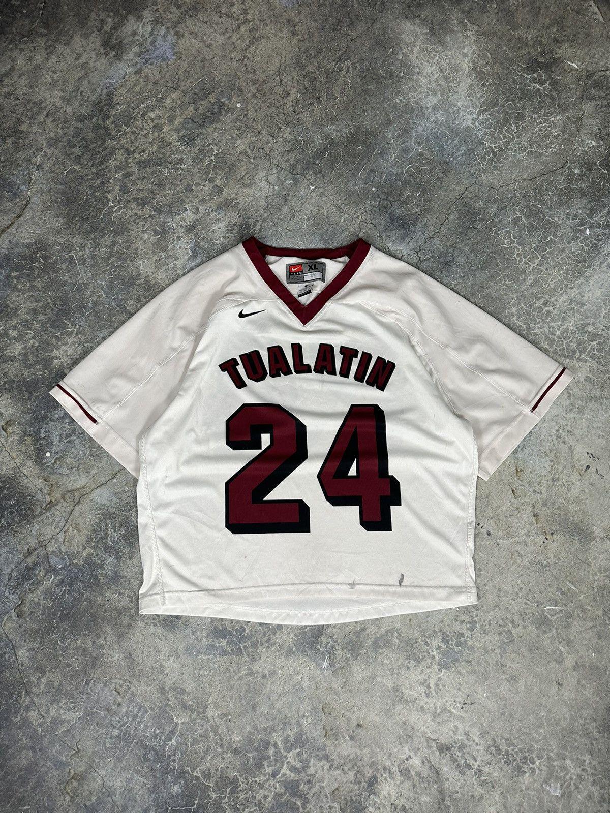 Vintage Distressed Cropped Nike Football Jersey