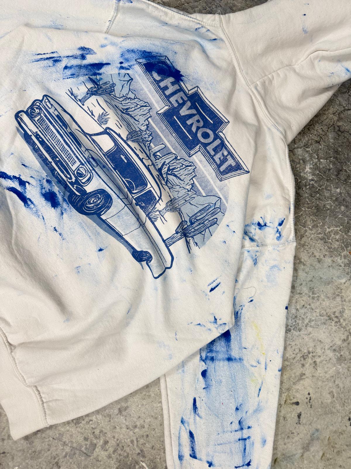 Distressed Chevy Painter Hoodie