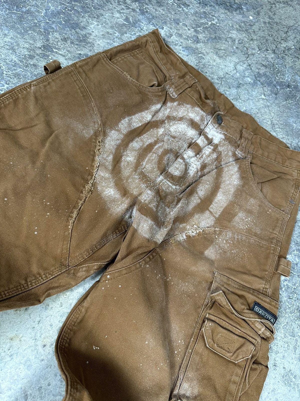 Vintage Distressed Dakota Double Knee Carpenters