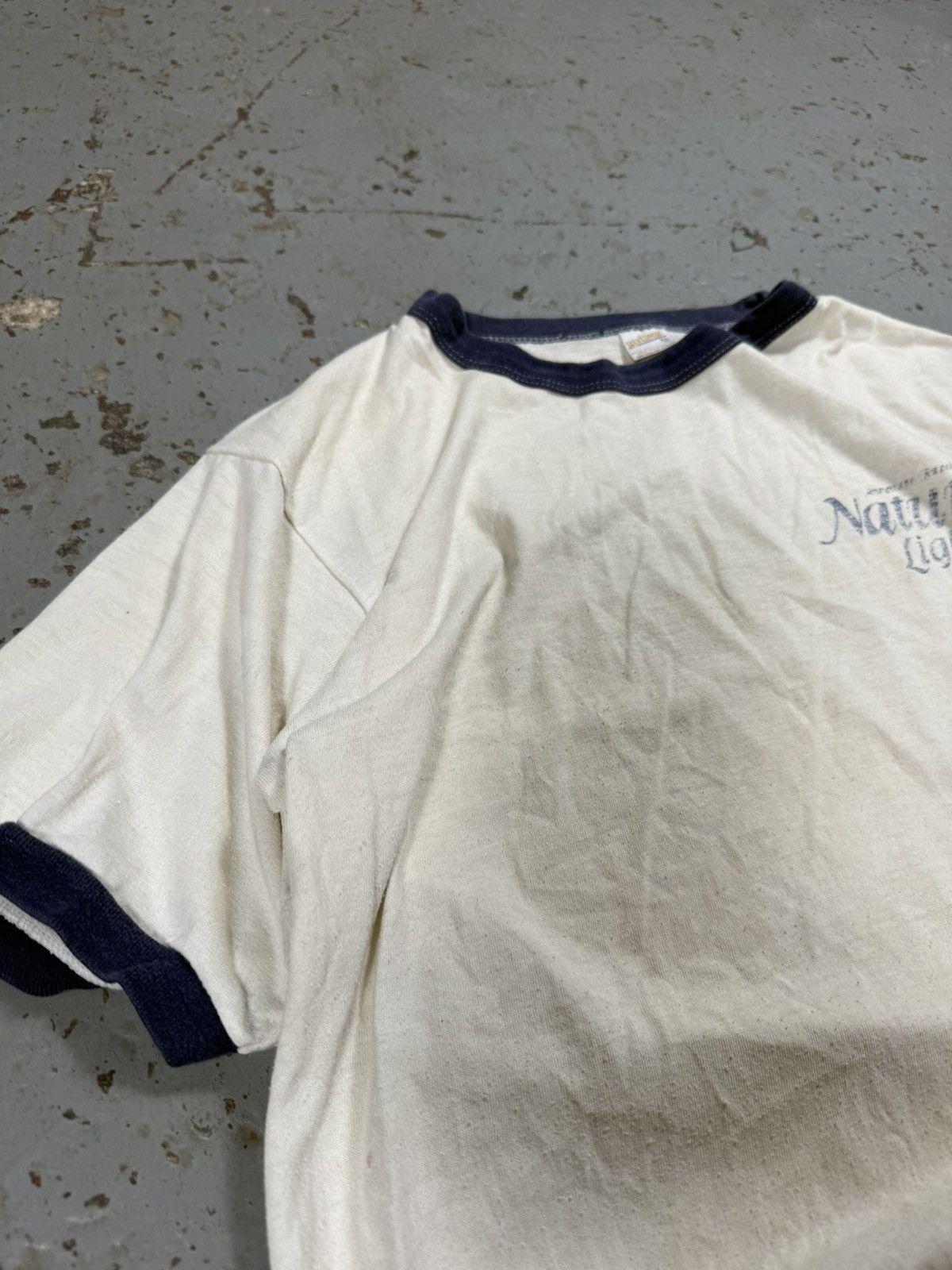 Vintage Single Stitch Natty Light Marathon Ringer Tee