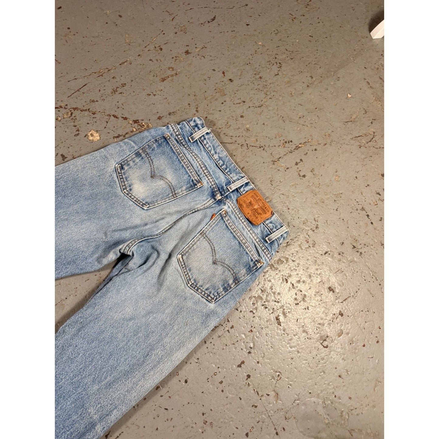 Vintage Orange Tag 70s Levis Denim Jeans