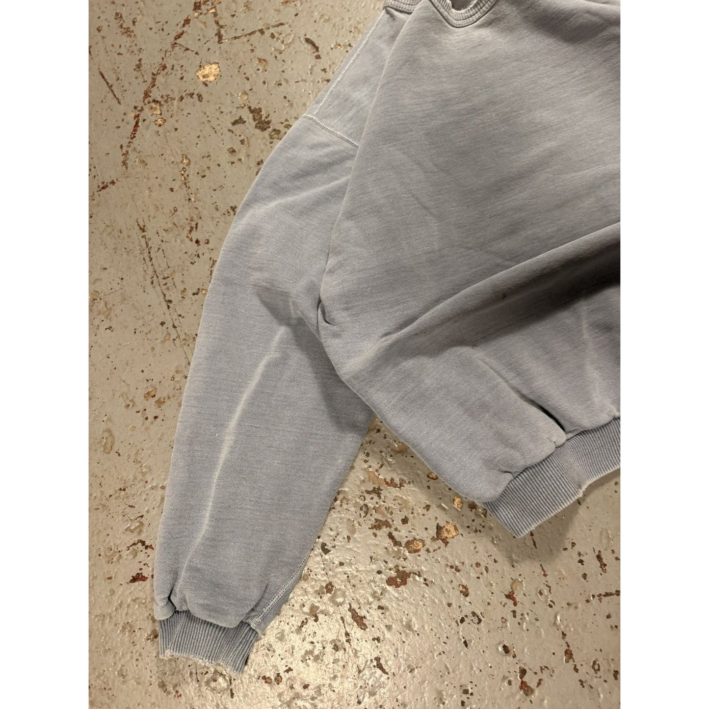 Classic Vintage Blank Blue Crewneck Sweater