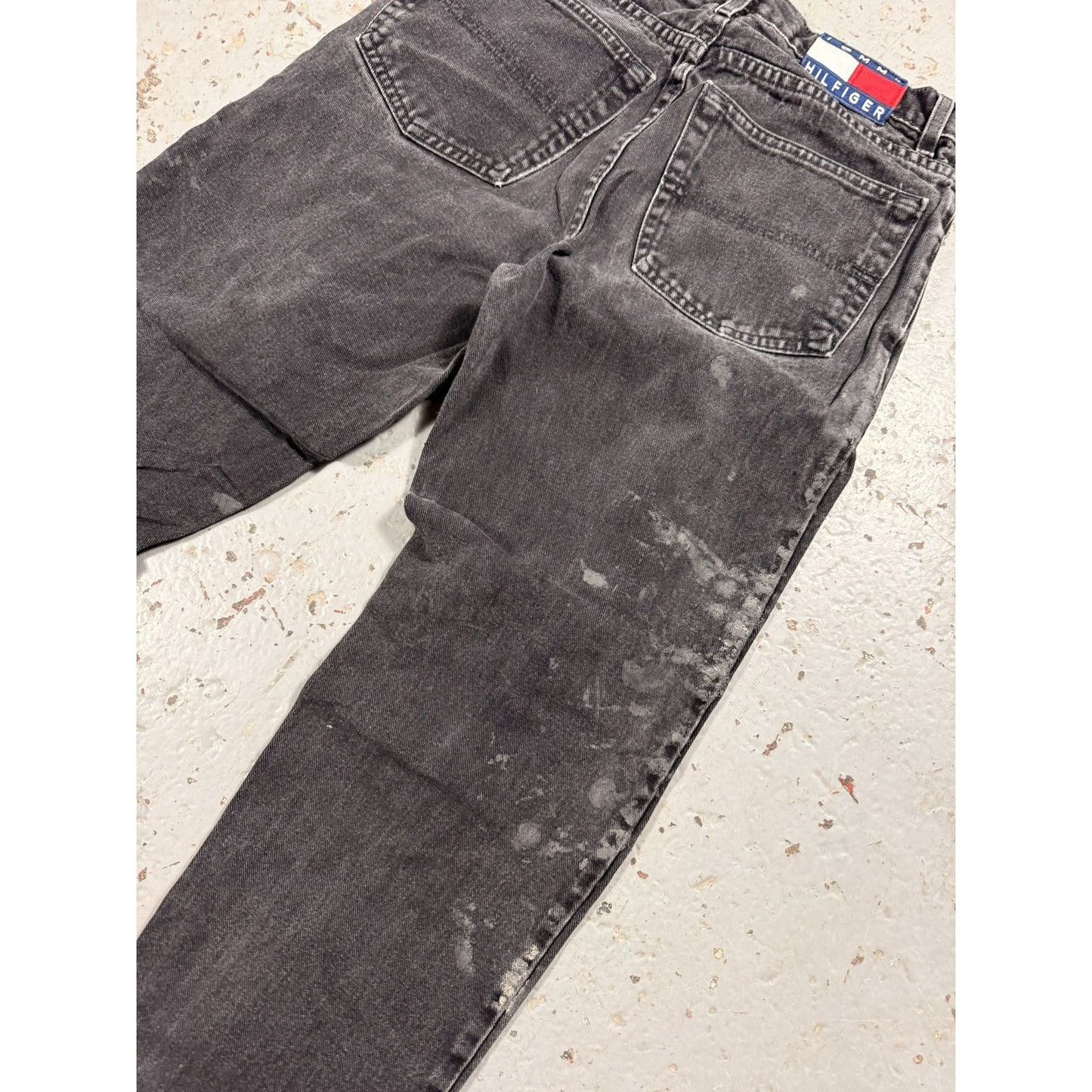 Vintage Tommy Hilfiger Bleach Faded Jeans