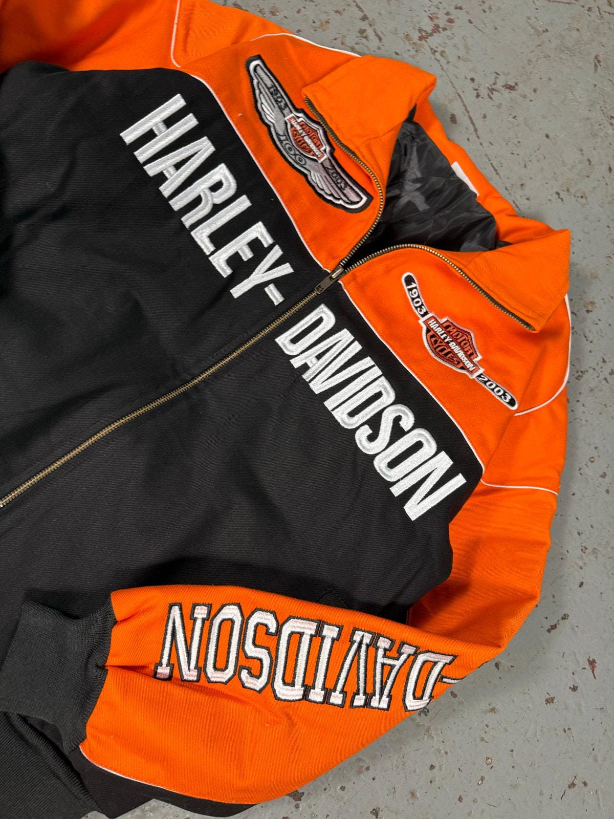 Vintage Harley Davidson NASCAR Jacket