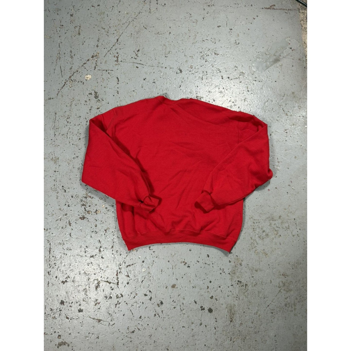 Vintage Russells Athletics Clean Red Blank Crewneck