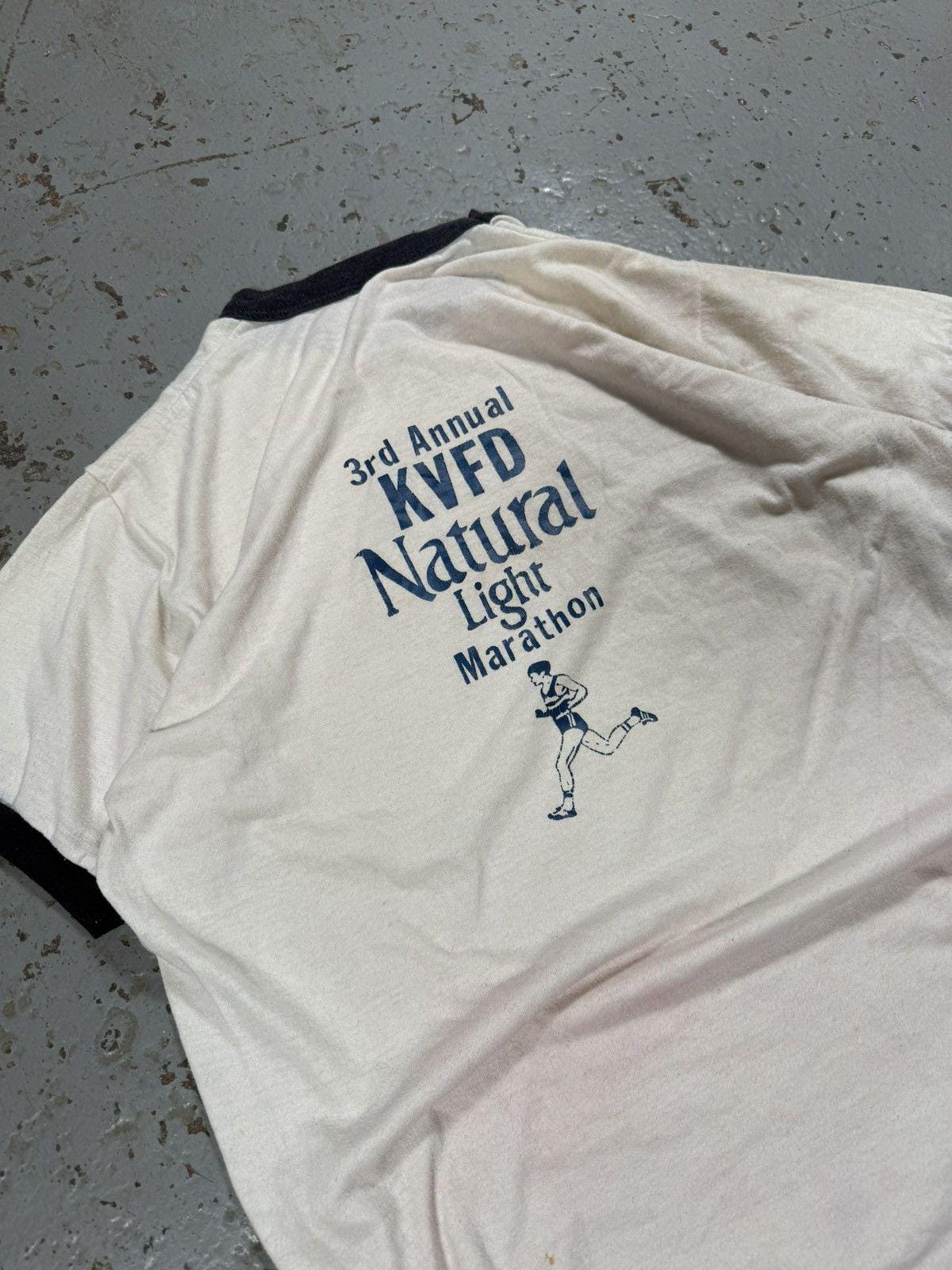 Vintage Single Stitch Natty Light Marathon Ringer Tee