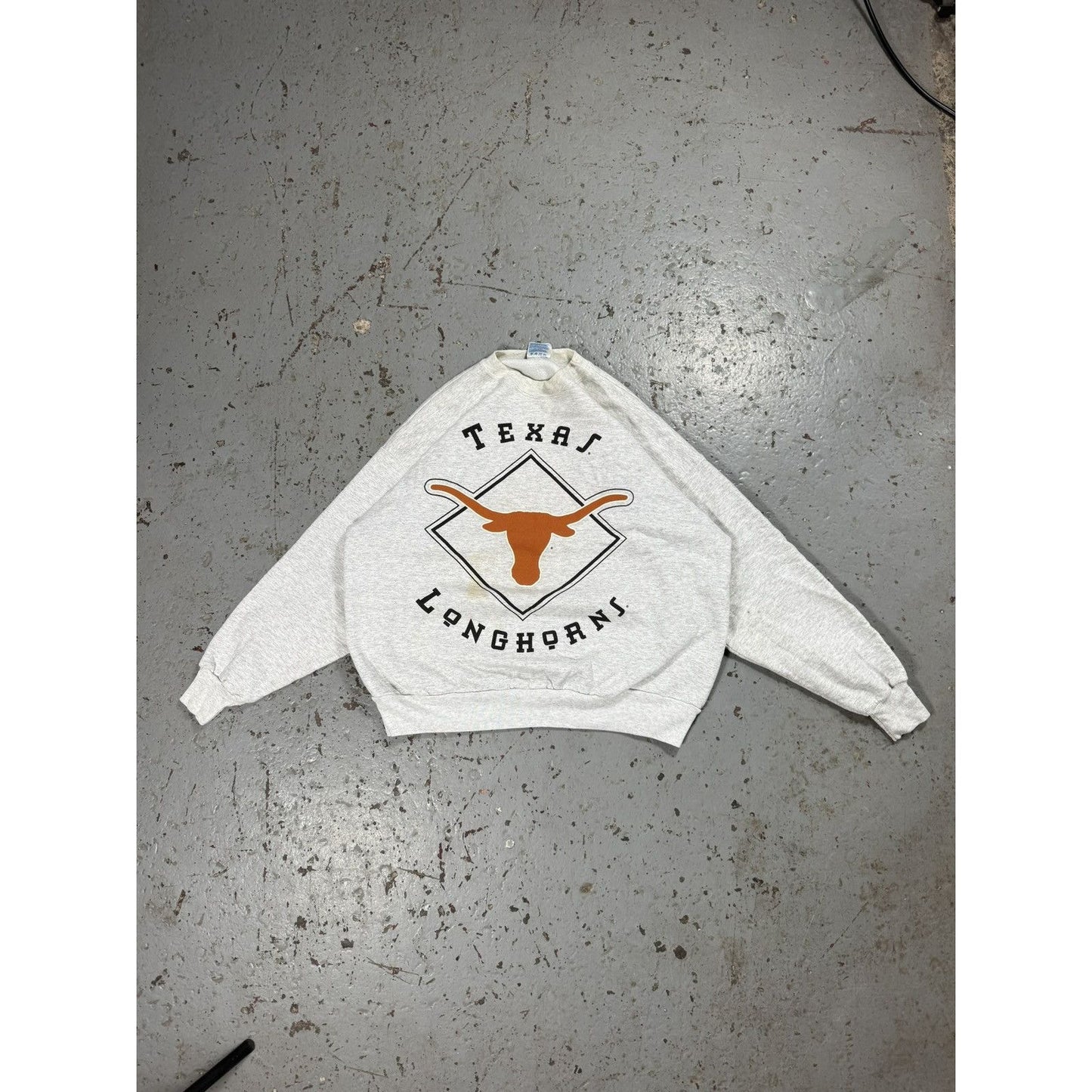 Vintage Texas Long Horns Faded Crewneck Sweater