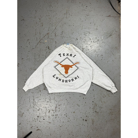 Vintage Texas Long Horns Faded Crewneck Sweater
