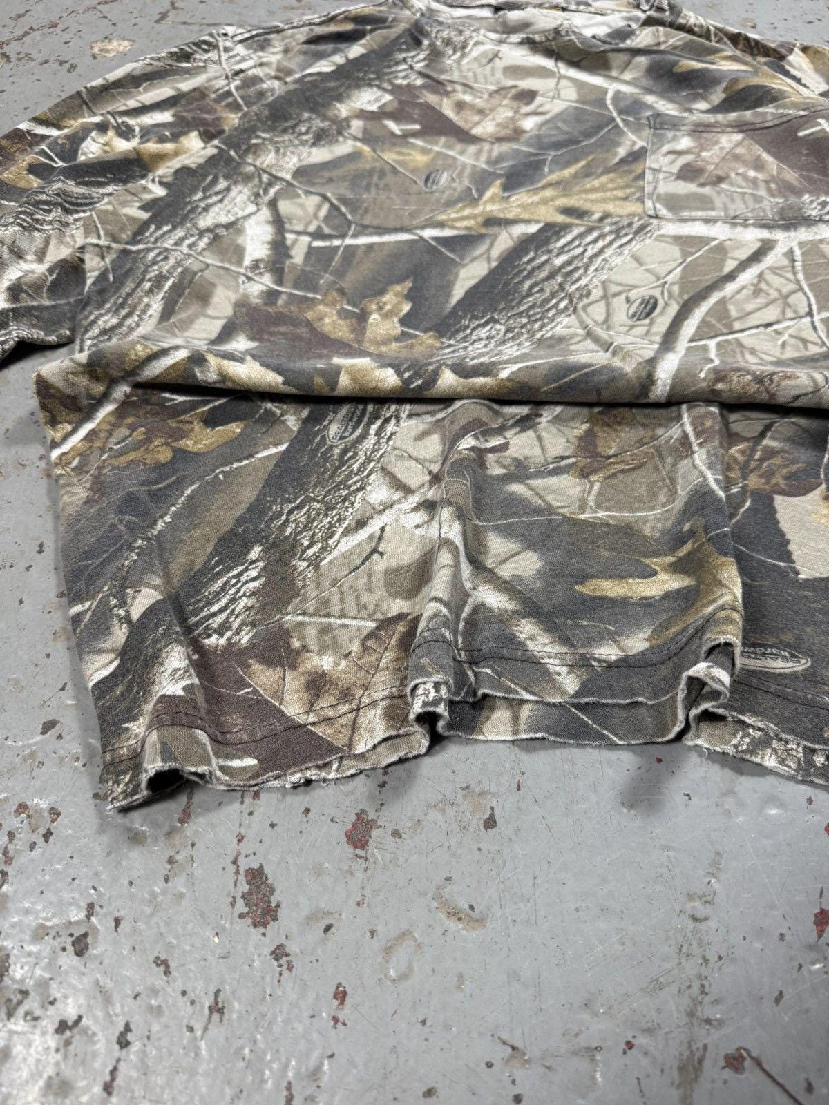 Vintage Distressed Real tree Long Sleeve Tee