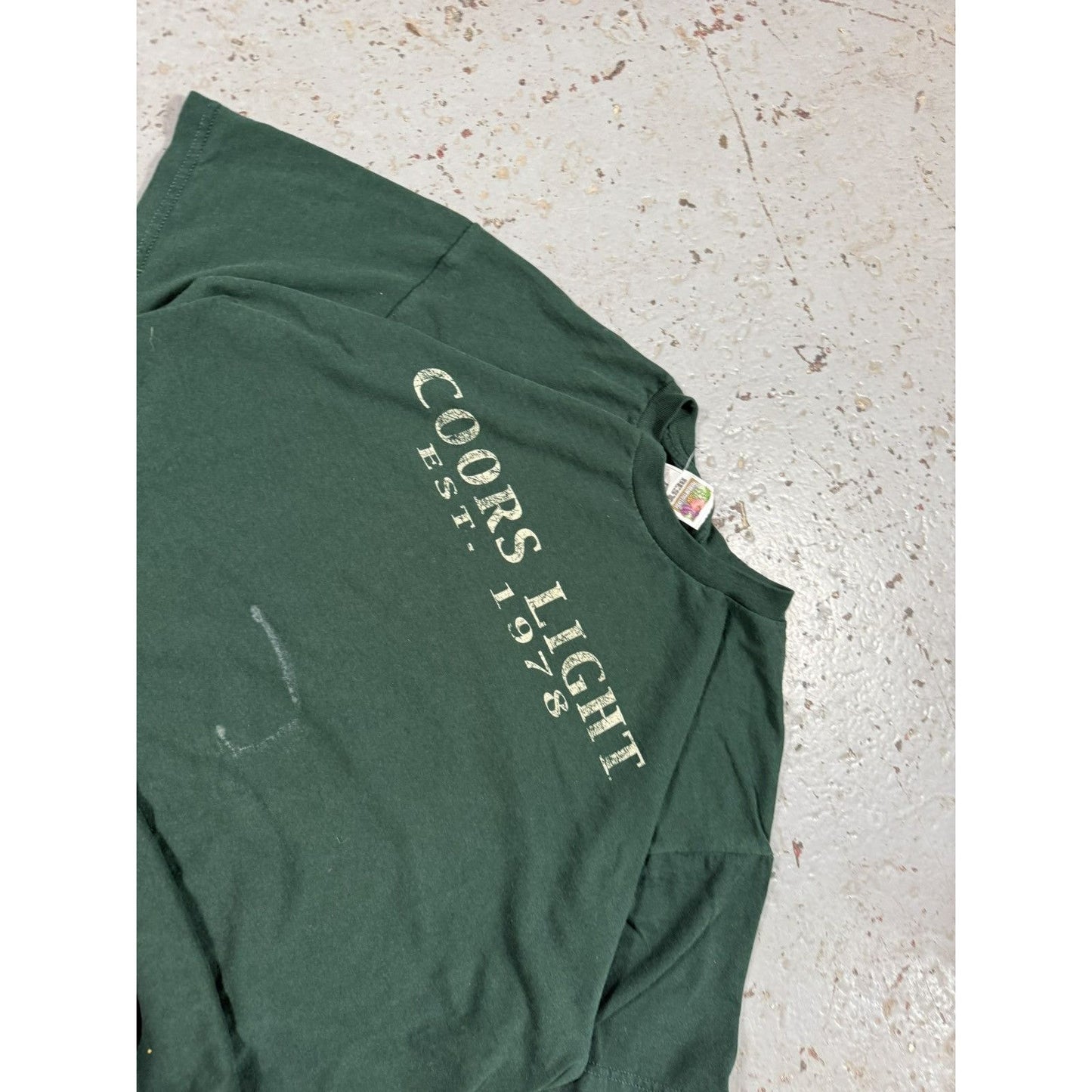 Vintage Distressed Coors Light Tee