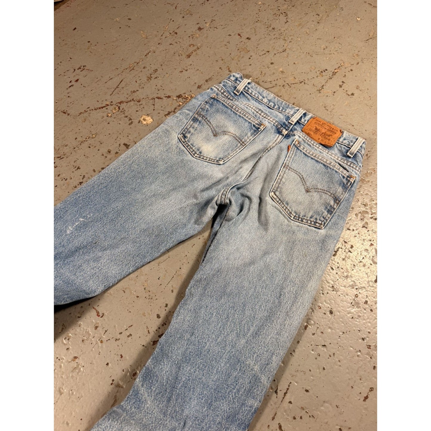 Vintage Orange Tag 70s Levis Denim Jeans