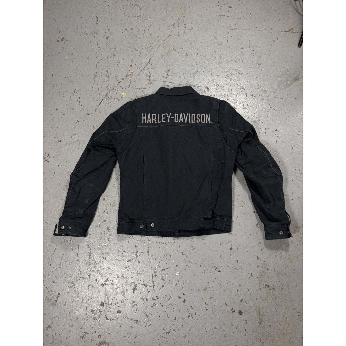 Vintage Harley Davidson Distressed Biker Jacket